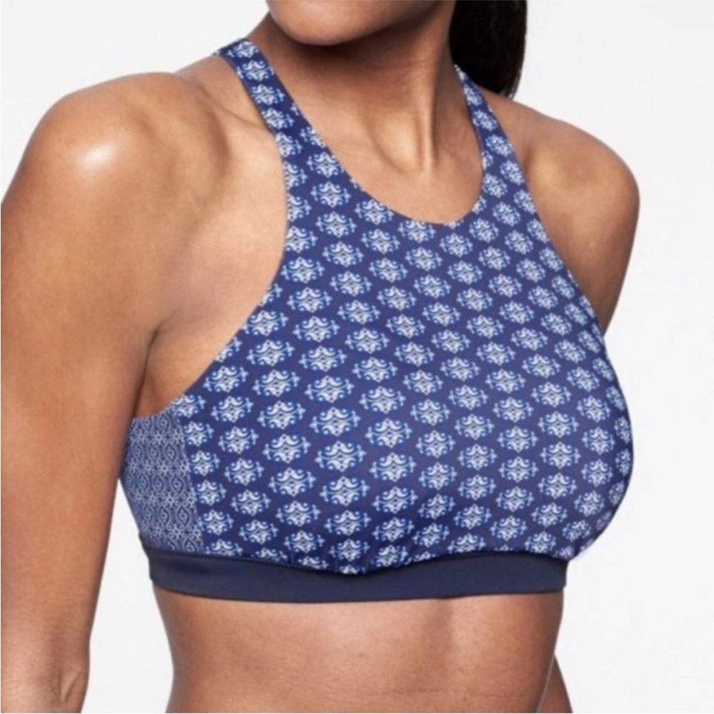 “ATHLETA” Tangier High Neck Bikini Top